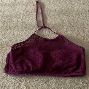 Maroon padded bathing suit